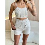 CONJUNTO SHORT ELISA AREIA