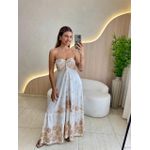 VESTIDO LONGO ISAMARA OFF/NUDE