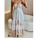 VESTIDO LONGO ISAMARA OFF/NUDE