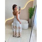 VESTIDO LONGO ISAMARA OFF/NUDE