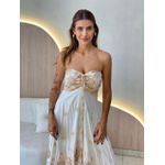 VESTIDO LONGO ISAMARA OFF/NUDE
