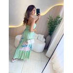 VESTIDO MIDI LARA VERDE