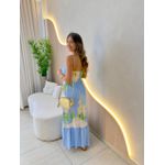 VESTIDO MIDI LARA AZUL