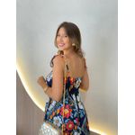 VESTIDO MIDI BIANCA AZUL MARINHO