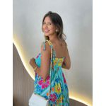 VESTIDO MIDI BIANCA VERDE AGUA