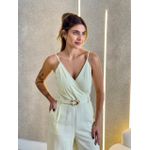 MACACÃO PANTALONA LETICIA VERDE MENTA