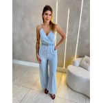 MACACÃO PANTALONA LETICIA AZUL