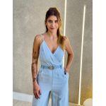 MACACÃO PANTALONA LETICIA AZUL