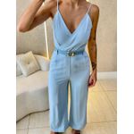 MACACÃO PANTALONA LETICIA AZUL