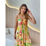 VESTIDO MIDI SABRINA LARANJA