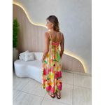 VESTIDO MIDI SABRINA LARANJA