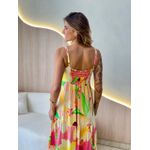 VESTIDO MIDI SABRINA LARANJA