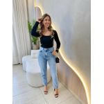 BLUSA CANELADA BIA PRETO