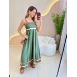 VESTIDO LONGUETE CAROLAYNE VERDE