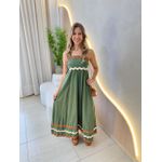 VESTIDO LONGUETE CAROLAYNE VERDE