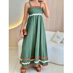 VESTIDO LONGUETE CAROLAYNE VERDE