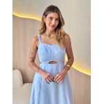 VESTIDO MIDI ALICE AZUL