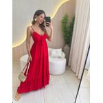 VESTIDO LONGO LAURA VERMELHO