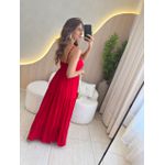 VESTIDO LONGO LAURA VERMELHO