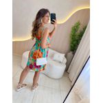 VESTIDO CURTO CLARISSE VERDE AGUA