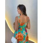 VESTIDO CURTO CLARISSE VERDE AGUA