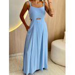 VESTIDO MIDI ALICE AZUL