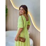 VESTIDO MIDI ANA BEATRIZ VERDE LIMA