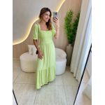 VESTIDO MIDI ANA BEATRIZ VERDE LIMA