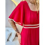 VESTIDO MIDI HELENA VERMELHO