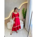 VESTIDO MIDI HELENA VERMELHO