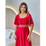 VESTIDO MIDI HELENA VERMELHO