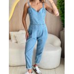 MACACÃO JARDINEIRA JEANS