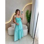 VESTIDO MIDI LUCIANA VERDE AGUA