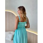 VESTIDO MIDI LUCIANA VERDE AGUA