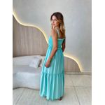 VESTIDO MIDI LUCIANA VERDE AGUA
