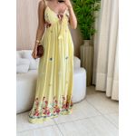 VESTIDO LONGO LAURIANE AMARELO