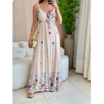 VESTIDO LONGO LAURIANE NUDE