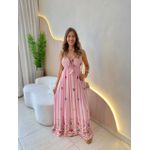 VESTIDO LONGO LAURIANE ROSA