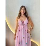VESTIDO LONGO LAURIANE ROSA