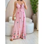 VESTIDO LONGO LAURIANE ROSA