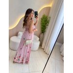 VESTIDO LONGO LAURIANE ROSA