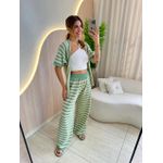 CONJUNTO KIMONO TRICOT VERDE