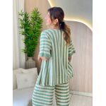 CONJUNTO KIMONO TRICOT VERDE