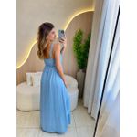 VESTIDO LONGO DAISY AZUL