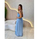 VESTIDO LONGO DAISY AZUL