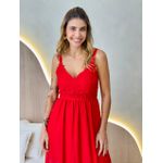VESTIDO LONGO DAISY VERMELHO