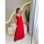 VESTIDO LONGO DAISY VERMELHO