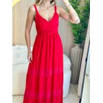 VESTIDO LONGO DAISY VERMELHO