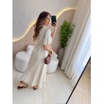 VESTIDO LINHO KALITA CRU