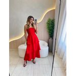 VESTIDO MIDI JULY VERMELHO